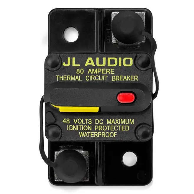 Jl Audio Jla-010-13685-00 Xmd-Mcb-80 80 Amp Marine Circuit Breaker 1