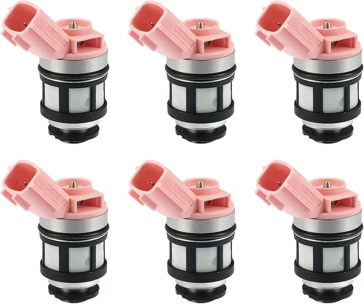 6 New Fuel Injectors For Nissan Pathfinder R50 Navara D22 Vg33e 3.3L 1