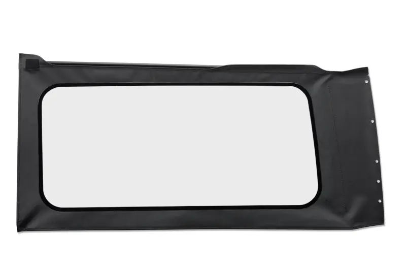 Bestop Oe Replacement Quarter Window Left Black Vinyl Clear (Rear): Jeep Wrangler Jl 2018-2025 2.0L Turbo / 3.6L V6 1