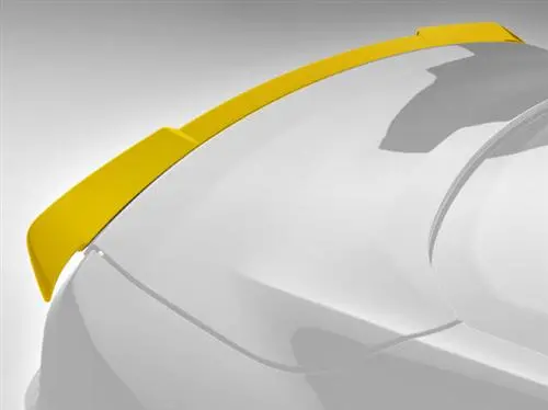 2015-2018 Ford Mustang Coupe Roush Performance Rear Spoiler (Triple Yellow Tri-Coat H3) 1