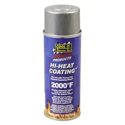 Thermo-Tec High Heat Exhaust Wrap Coating - Spray On Aluminum 11Oz 1