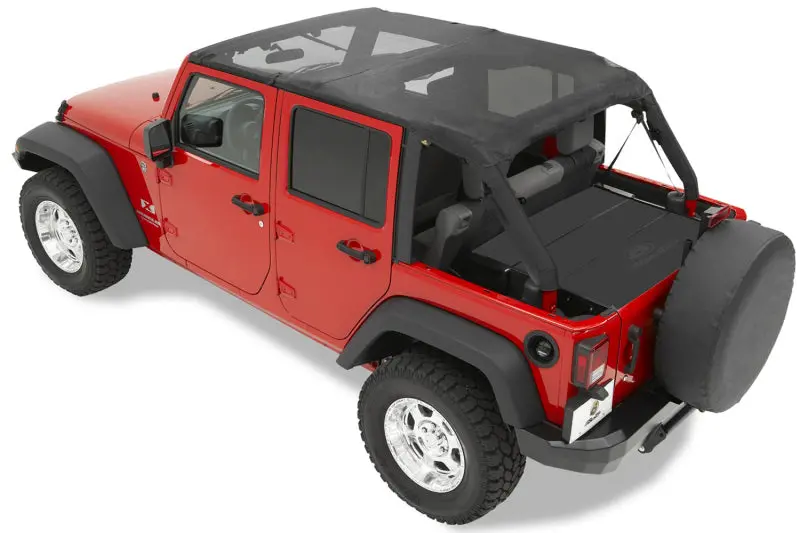 Bestop Safari Bikini Top (F&R): Jeep Wrangler Jk 2007-2009 3.8L V6 1
