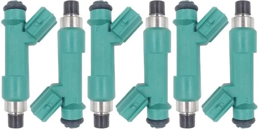 Set Of 6 Fuel Injectors For Toyota Landcruiser Prado, Fj Cruiser, Hilux 1Gr-Fe V 1