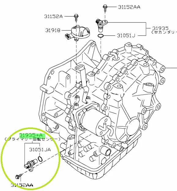 Transmission Speed Sensor For Nissan X-Trail T31 2007 - 2015 2.0 2.5 Xtrail X Tr 2