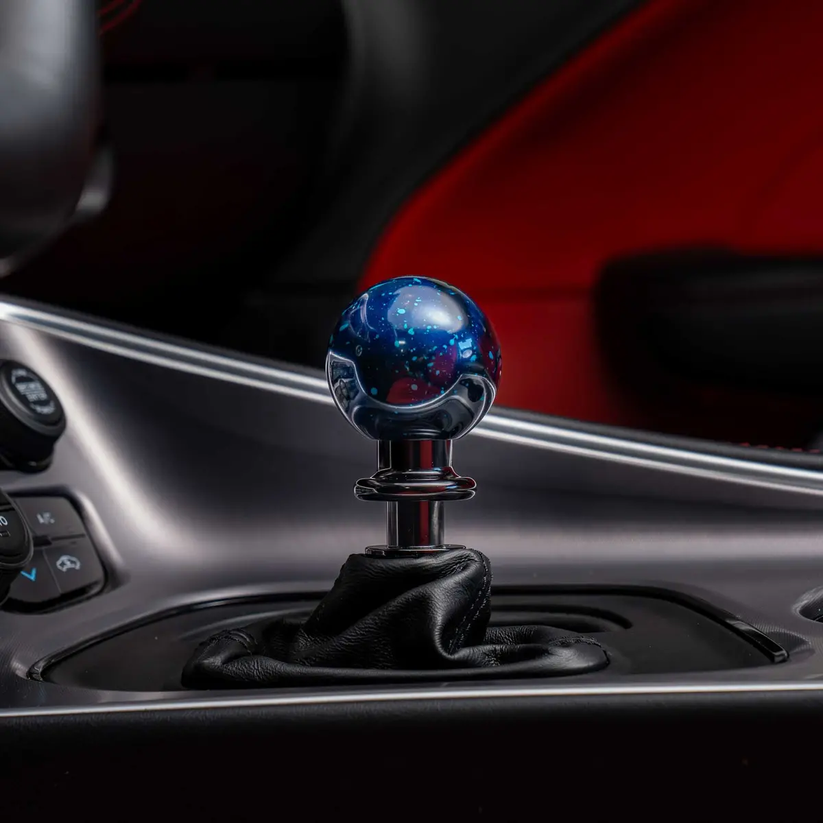 Billetworkz Automatic Shifter - Blue Cosmic Space - Fits Dodge Challenger / Charger (2015-2023) 2