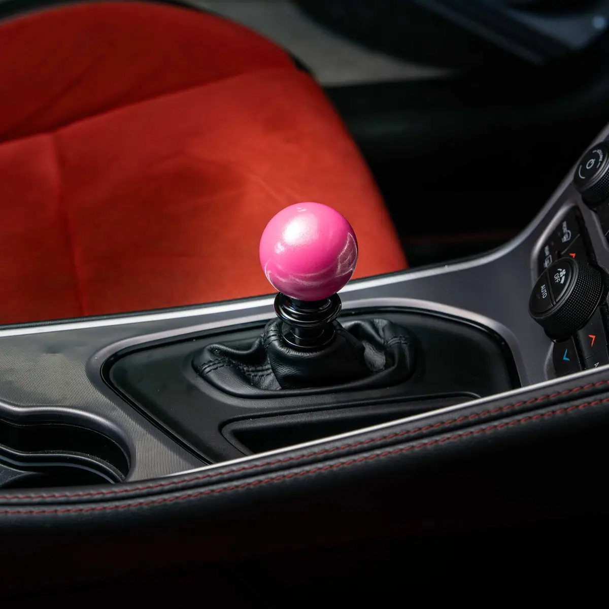 Billetworkz Automatic Shifter - Candy Pink - Fits Dodge Challenger / Charger (2015-2023) 2