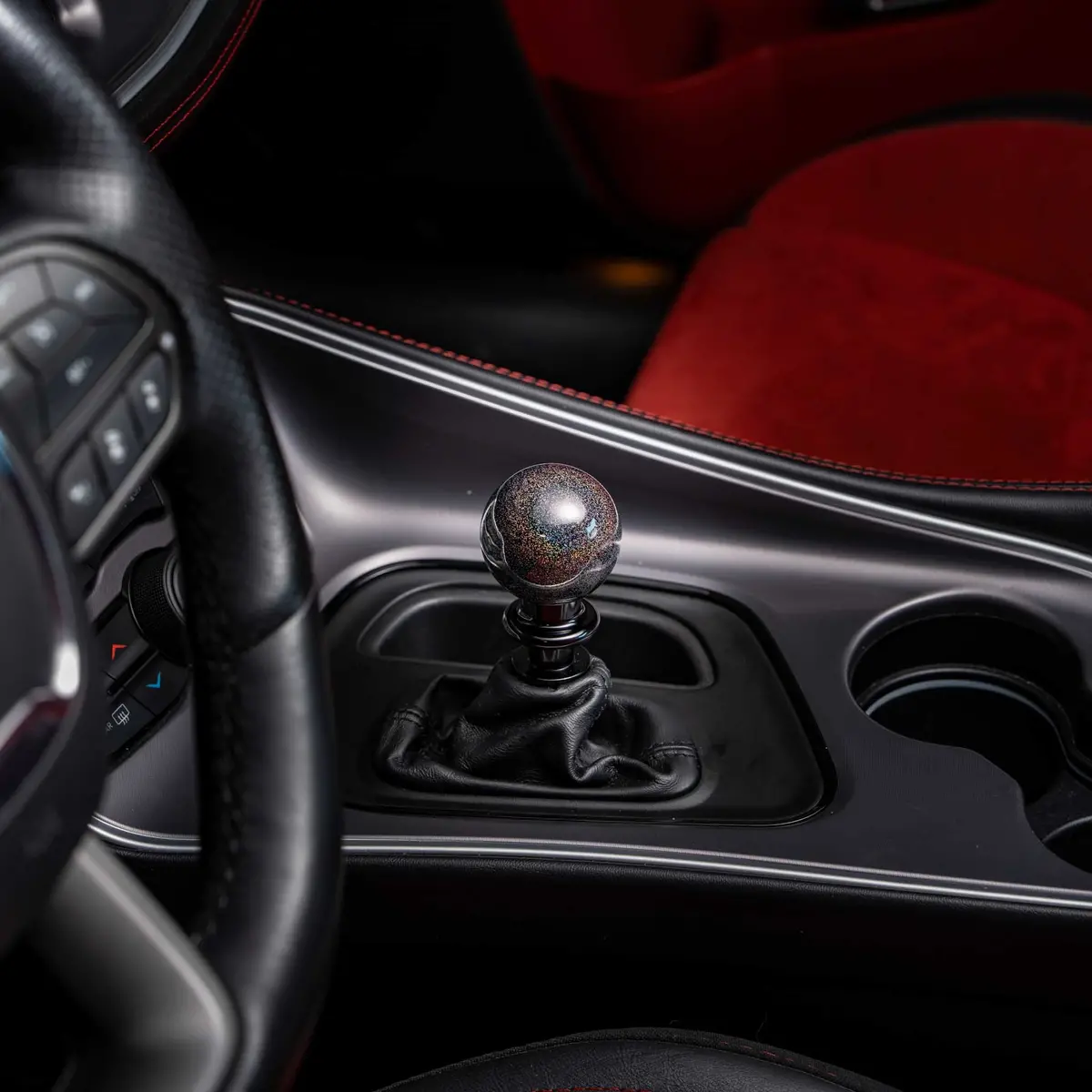 Billetworkz Automatic Shifter - Rainbow Sparkle - Fits Dodge Challenger / Charger (2015-2023) 4