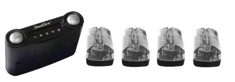 Streetglow Complete Xenon Strobe Light Kit (4 Pcs + Controller) 1