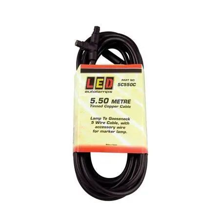 Led Autolamps 5C550c 550Mm 5 Core Cable For Trailer Lamp - Gooseneck 1