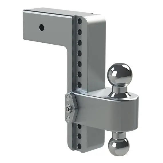 180 Turnover Ball Hitch Adjustable 10" Drop Hitch W/ Lock (Fits 3" Receivers) By Weigh Safe 1