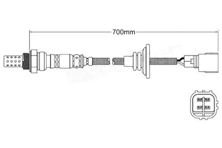 Post-Cat Oxygen Sensor O2 For Lexus Is200 Gxe10 1999 - 2005 2.0 Rear 1