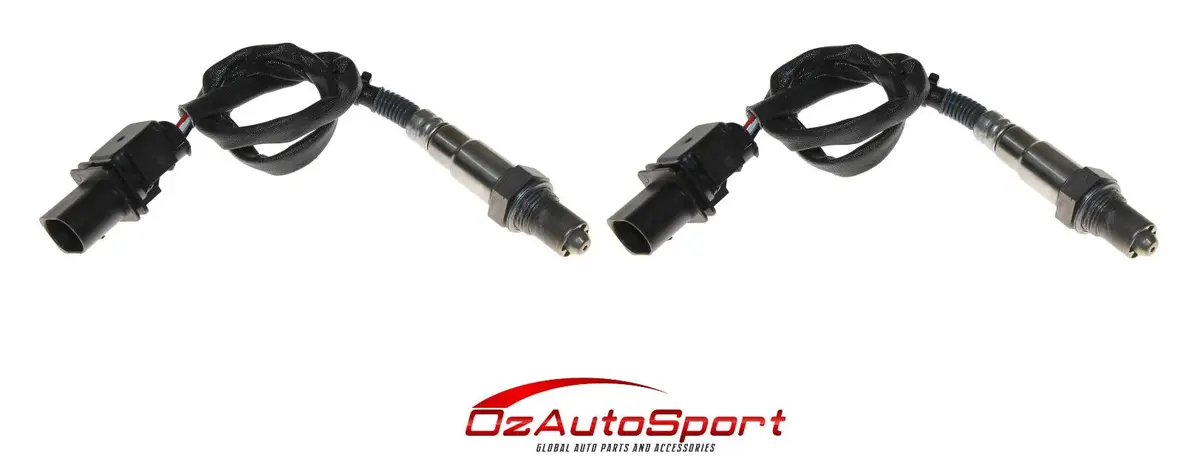 2 X Pre-Cat Oxygen Sensors O2 For Mercedes Benz E500 C207 2009 On Front 1