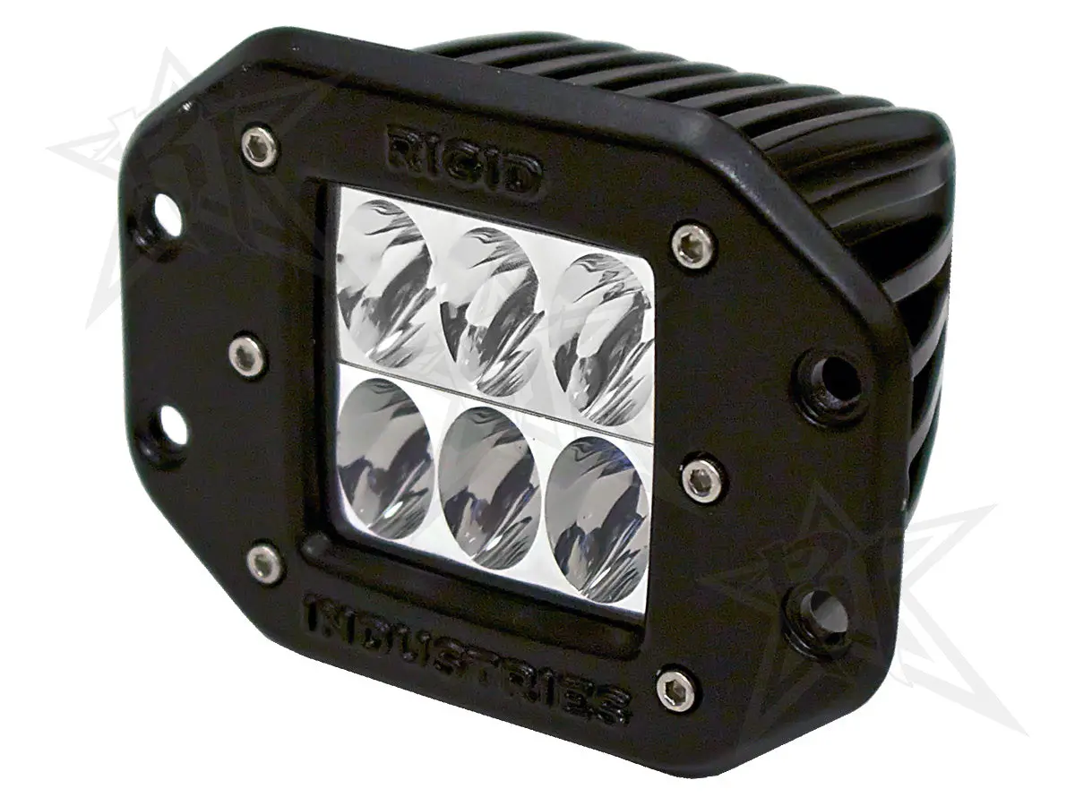 Rigid Industries Driving Pattern Flush Mount D2 Led Light 1