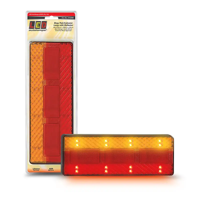 Led Autolamps 275Arm 12/24V Led Stop/Tail/Indicator Reflector Multivolt Blister 1