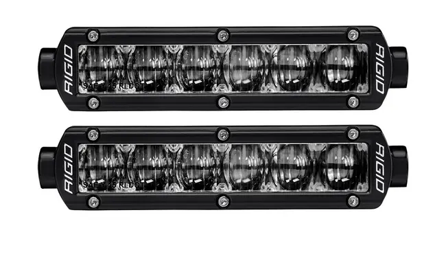 Sr-Series Sae / Dot Approved Led Driving Light Kit (6" Pair) By Rigid Industries 1