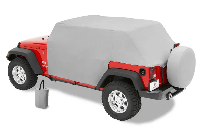 Bestop All Weather Trail Cover Charcoal/Gray (F&R): Jeep Wrangler Jk 2007-2018 3.6L/3.8L 1