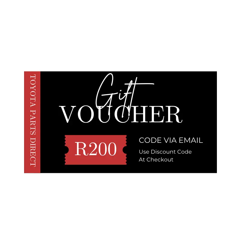 Freeway Toyota Parts Gift Voucher 2