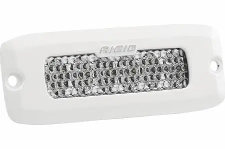 Rigid Industries Marine Sr-Q2 Pro Flush Mount Specter Diffused Led Light 1