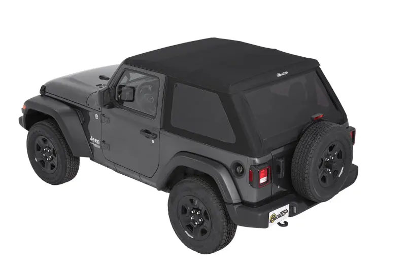 Bestop Trektop Soft Top Black Diamond (F&R): Jeep Wrangler Jl 2018-2025 2.0L/3.6L 1