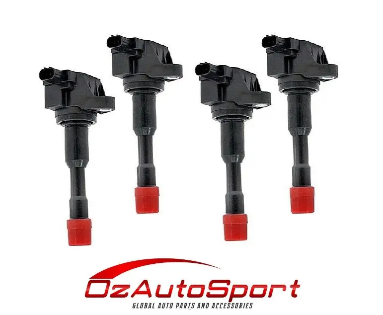 4 X Ignition Coil For Honda Civic Hybrid Jazz 1.3L - Exhaust Side 1