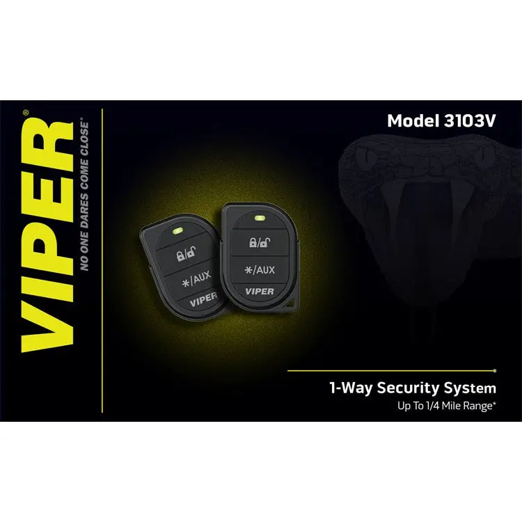 Viper 3103V | 1-Way Security System 1
