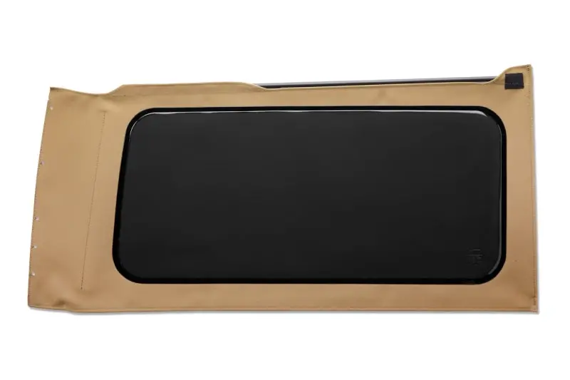 Bestop Jl Replacement Quarter Window Tan Twill Tinted (Right): Jeep Wrangler Jl 2018-2025 2.0L/3.6L Turbo 1