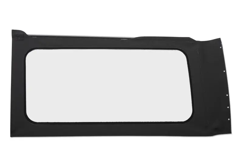 Bestop Jl Replacement Quarter Window Left 2-Door Black Twill Clear (Rear): Jeep Wrangler 2018-2025 2.0L/3.6L 1