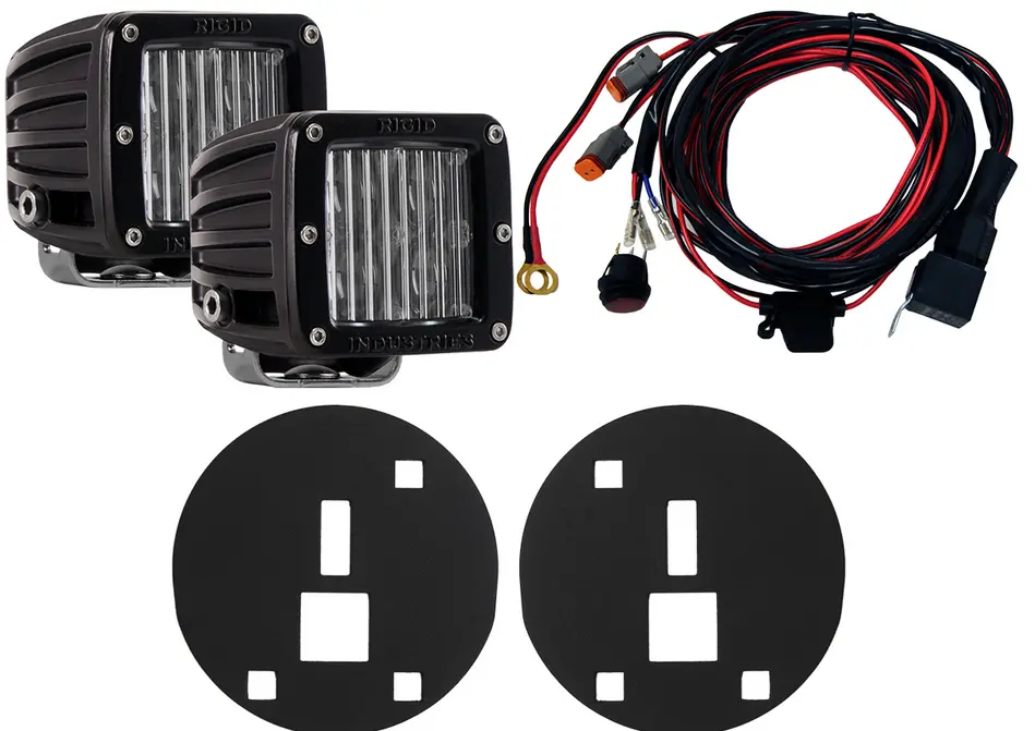 2007-2013 Chevy Tahoe Suburban Avalanche Led Fog Light Kit By Rigid Industries 1