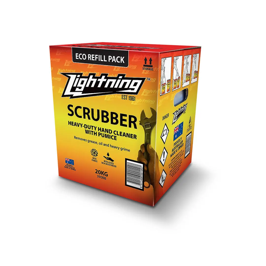 Lightning 390Bb Hand Scrubber Eco Pack Heavy Duty Pumice Formula 1