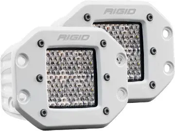 Rigid Industries Marine D-Series Pro Flush Mount Diffused Led Light (Pair) 1