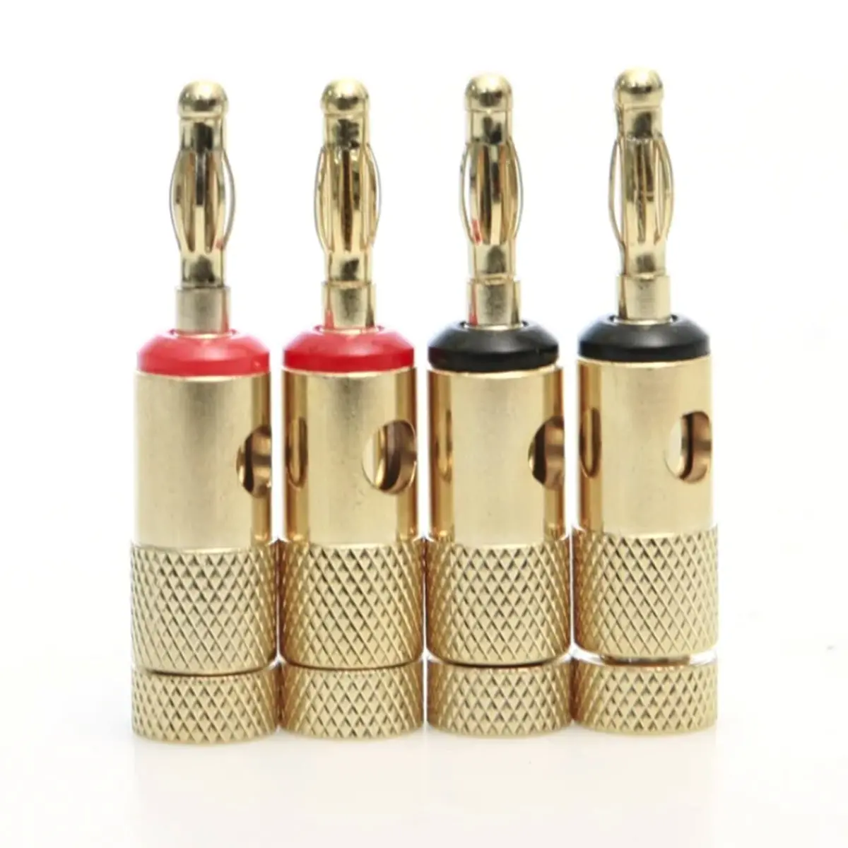 Studio Acoustics Sa822m 4 Premium Gold-Plated Banana Plug Speaker Connectors 1