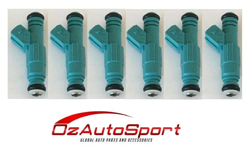 6 X Fuel Injectors For Holden Commodore Vn Vp Vr Vs Vt Vx Vy V6 3.8 Ecotec *New* 1