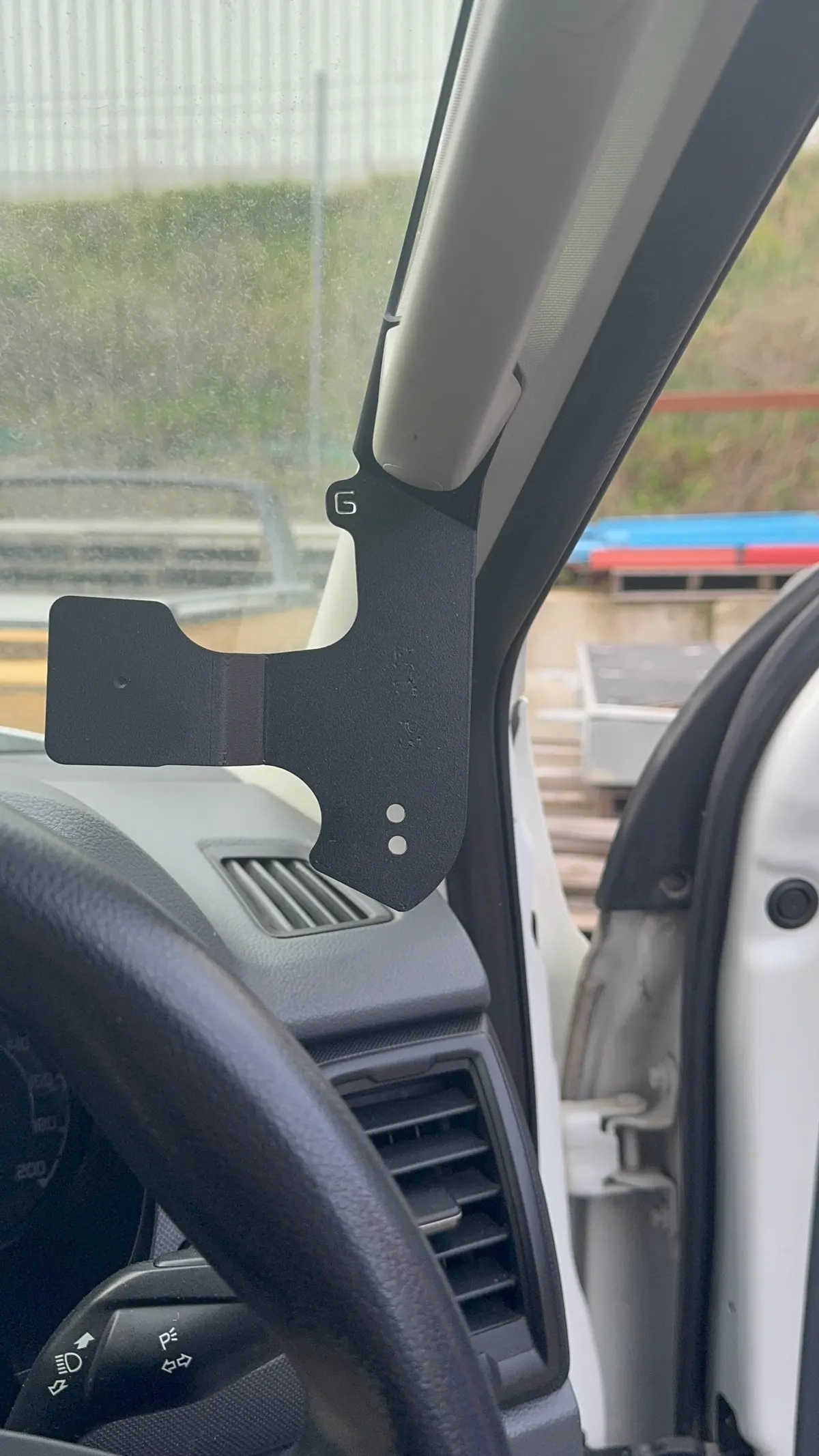 Gmf4x4 4017-Ph-D Phone And Uhf Handpiece Holder Suits Ford Ranger Px2-Px3, Ford Raptor Px, Ford Everest Px And Mazda Bt-50 1