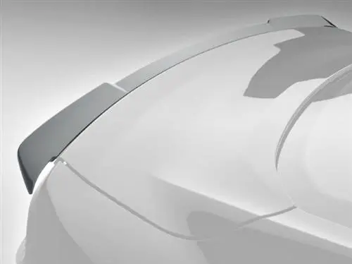 2015-2018 Ford Mustang Coupe Roush Performance Rear Spoiler (Ingot Silver Ux) 1