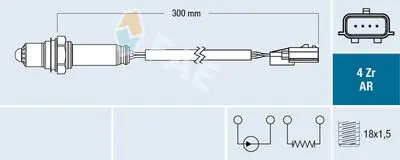 Front Oxygen Sensor O2 For Nissan Navara Np300 2.5 5/2015 + Ego-841 2