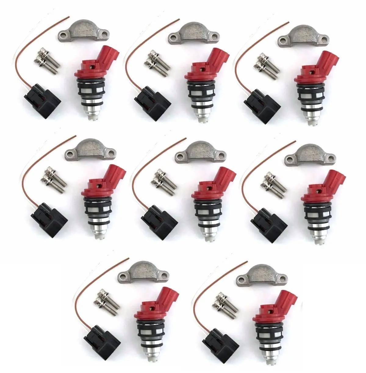 8 X 1000Cc Fuel Injectors For Nissan Vh45 Early Upgrade Kit 1