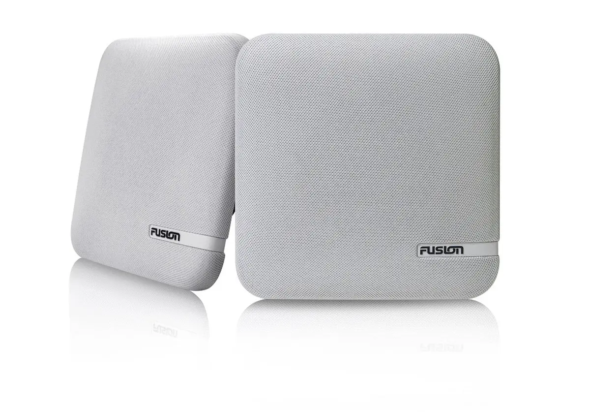 Fusion Sm-F65cw (010-02263-10) 6.5" 100Watt Classic White Shallow Mount Marine Speaker Pair 1