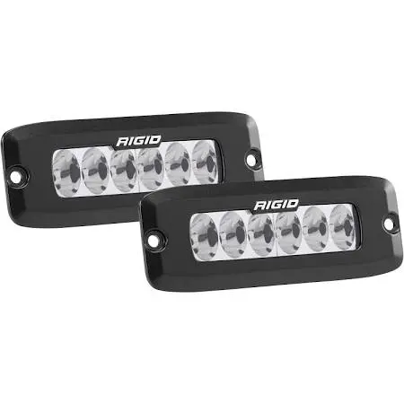 Rigid Industries Sr-Q2 Pro Flush Mount Amber Led Driving Light (Pair) 1