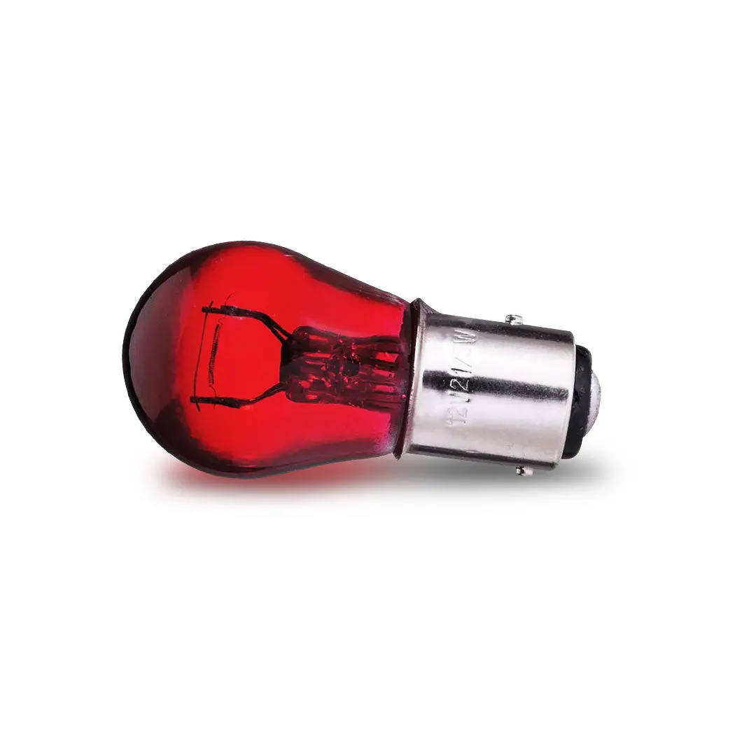 Narva 47387 Bayonet Bay15d Globe 12V 21/5W Red Standard 1