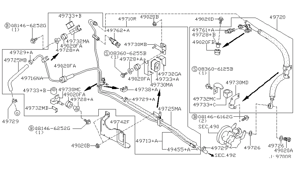 Power Steering Pressure Switch For Nissan Infiniti 2000-2006 Vq30de Vq35de 2
