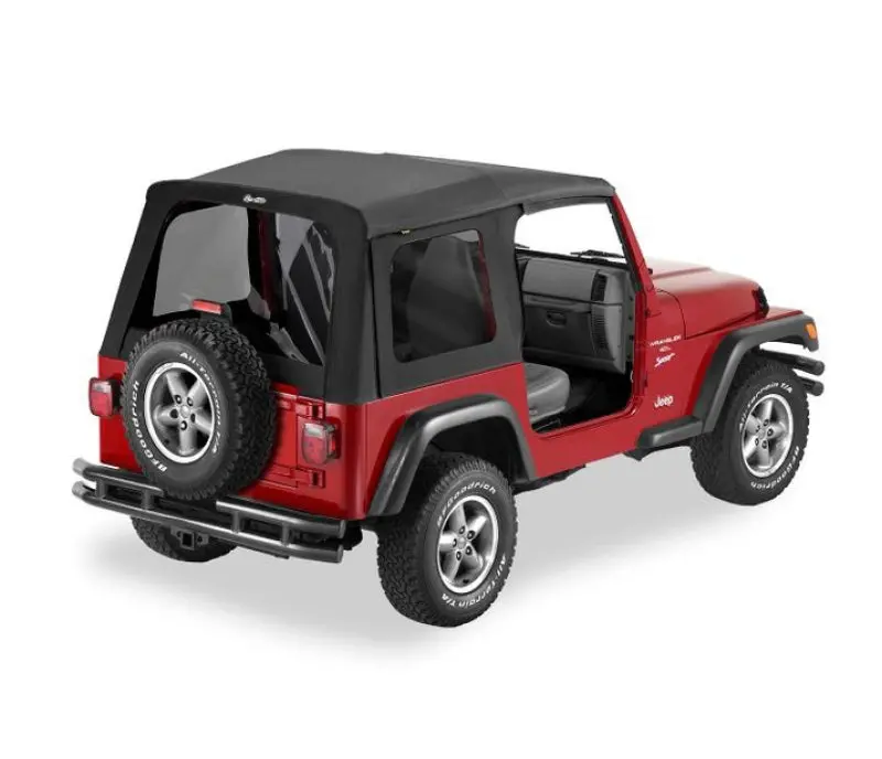Bestop Supertop Classic Skin Black Diamond Windows (F&R): Jeep Wrangler Tj 1997-2006 2.5L/4.0L 1