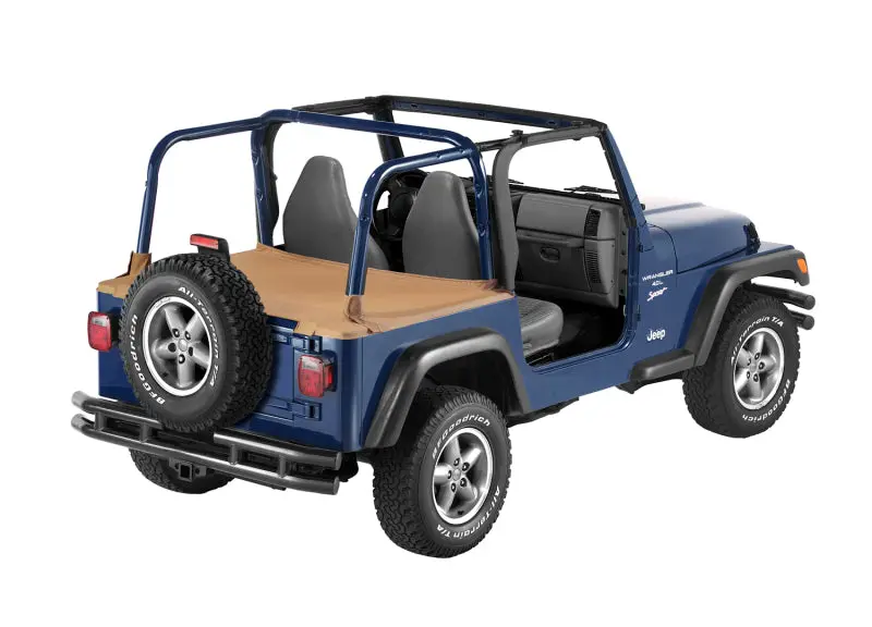 Bestop Duster Deck Cover Spice Factory Soft Top (Rear): Jeep Wrangler Tj 1997-2002 4.0L / 2.5L 1