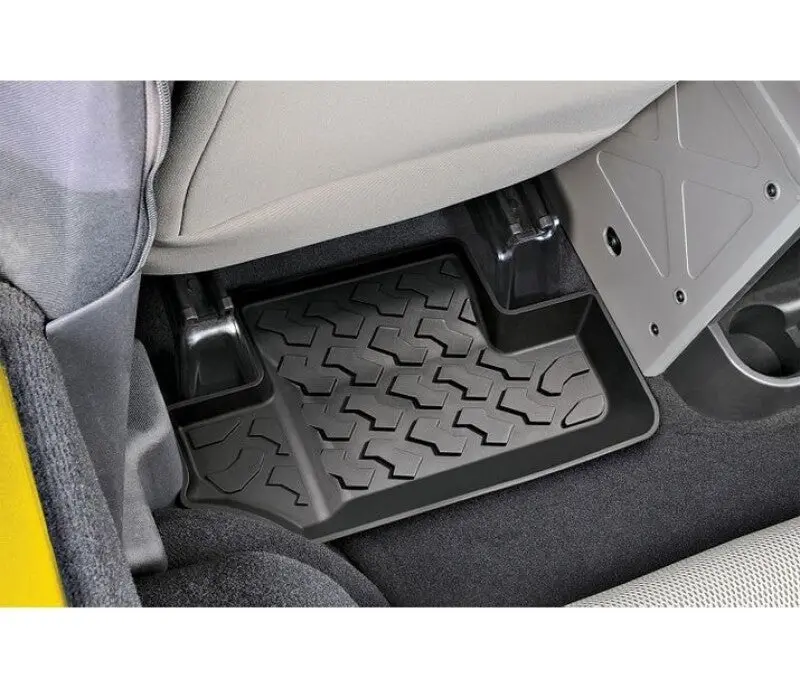 Bestop Rear Floor Mats (Floor): Jeep Wrangler Jk 2007-2010 3.8L V6 - Black 1