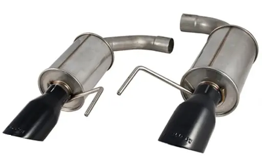 2011-2014 Ford Mustang Gt 5.0 V8 + 2011-2012 Gt500 5.4 V8 Roush Performance Axle Back Exhaust W/ Black Tips 1
