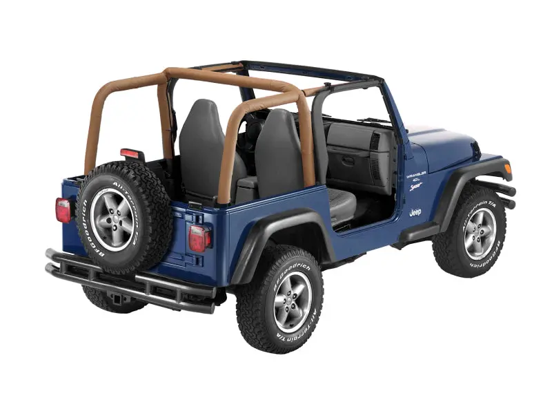 Bestop Sport Bar Cover Spice (F&R): Jeep Wrangler Tj 1997-2002 2.5L / 4.0L 1