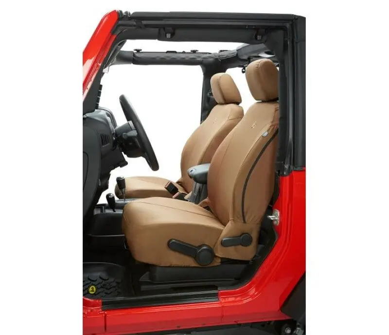 Bestop Front Seat Covers (Tan): Jeep Wrangler Jk 2007-2011 3.8L / 2012 3.6L V6 1