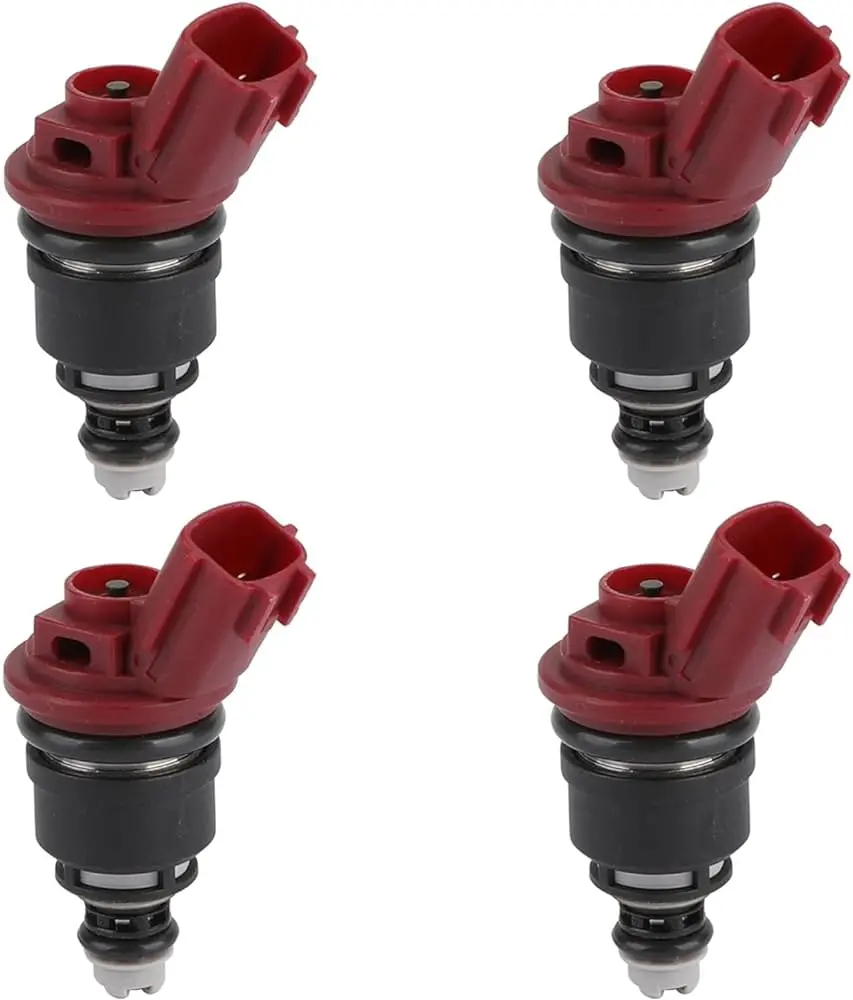 Set Of New Fuel Injectors X 4 For Sr20de Side Feed Flow Matched Nx Coupe 1