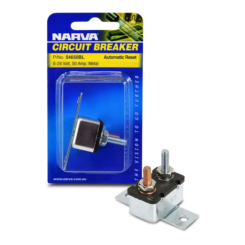 Narva 54650Bl Circuit Breaker Auto Reset 50A 1 Pce 1