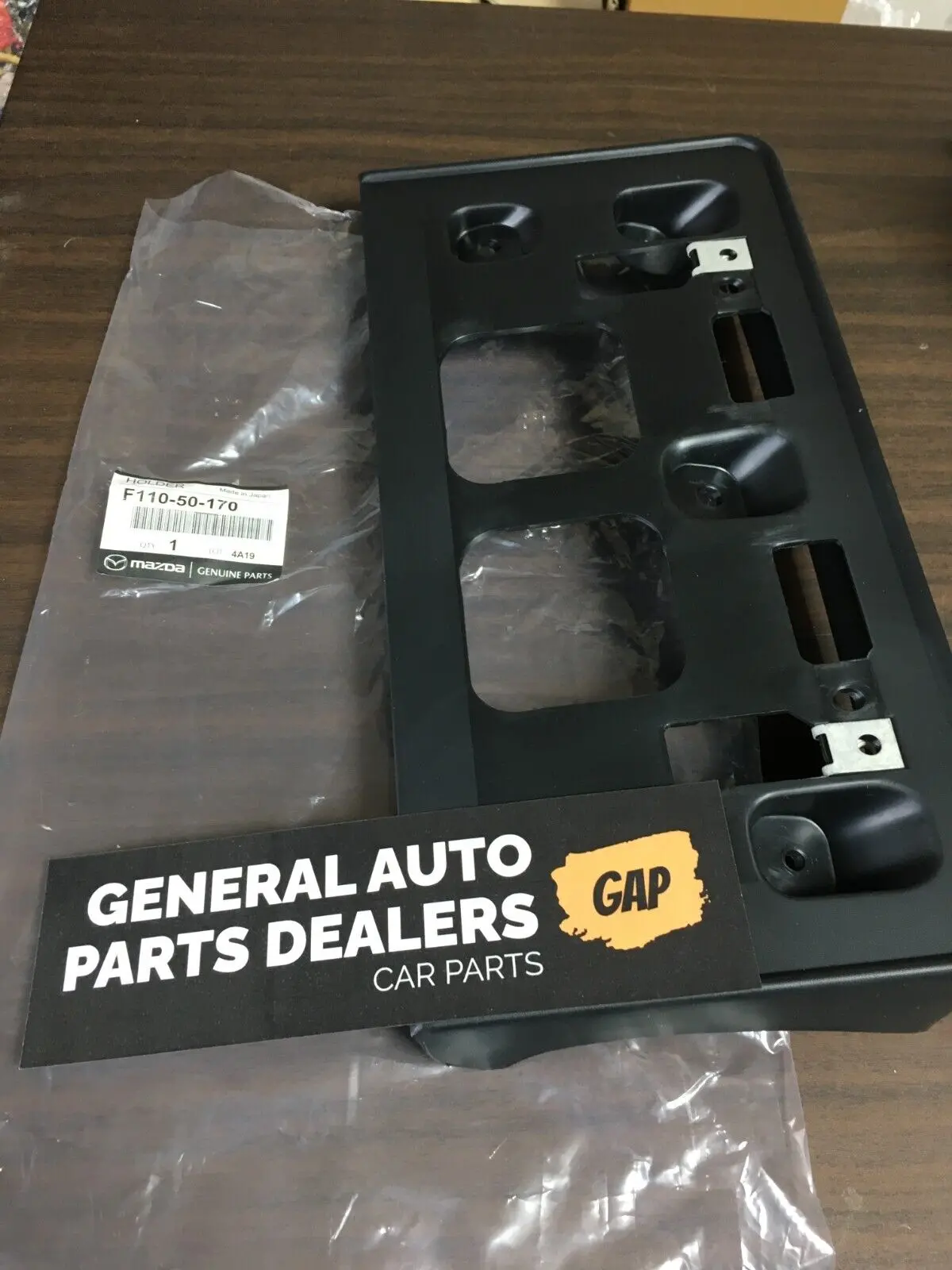 Mazda Genuine Rx-7 Fd3s 91-98 Pass License Number Plate Protector Holder 1
