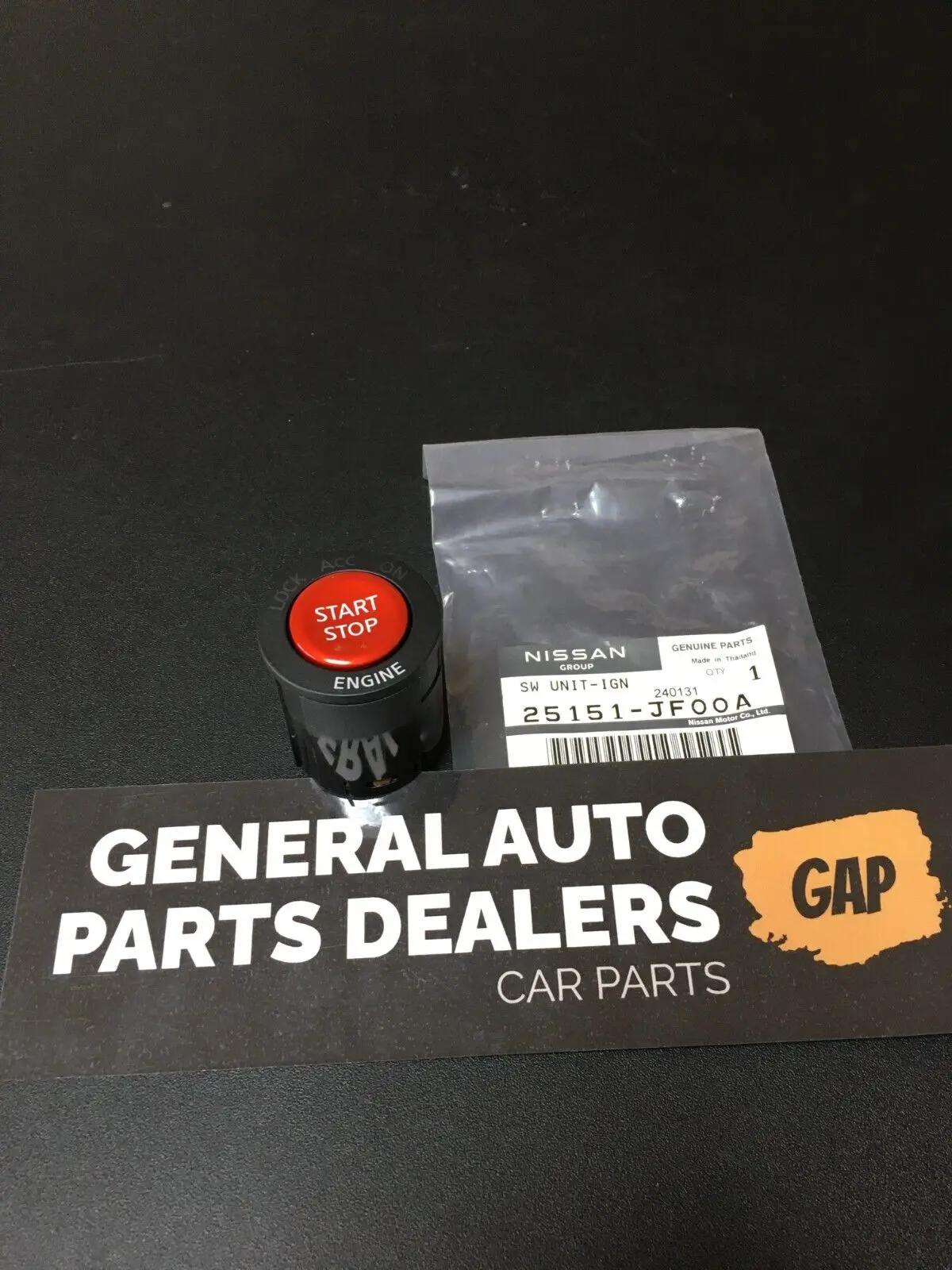 Nissan Genuine Starter Switch Ignition Push Start Button Gt-R R35 Z34 370Z G37 1